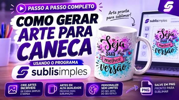 Interface do Editor SubliSimples